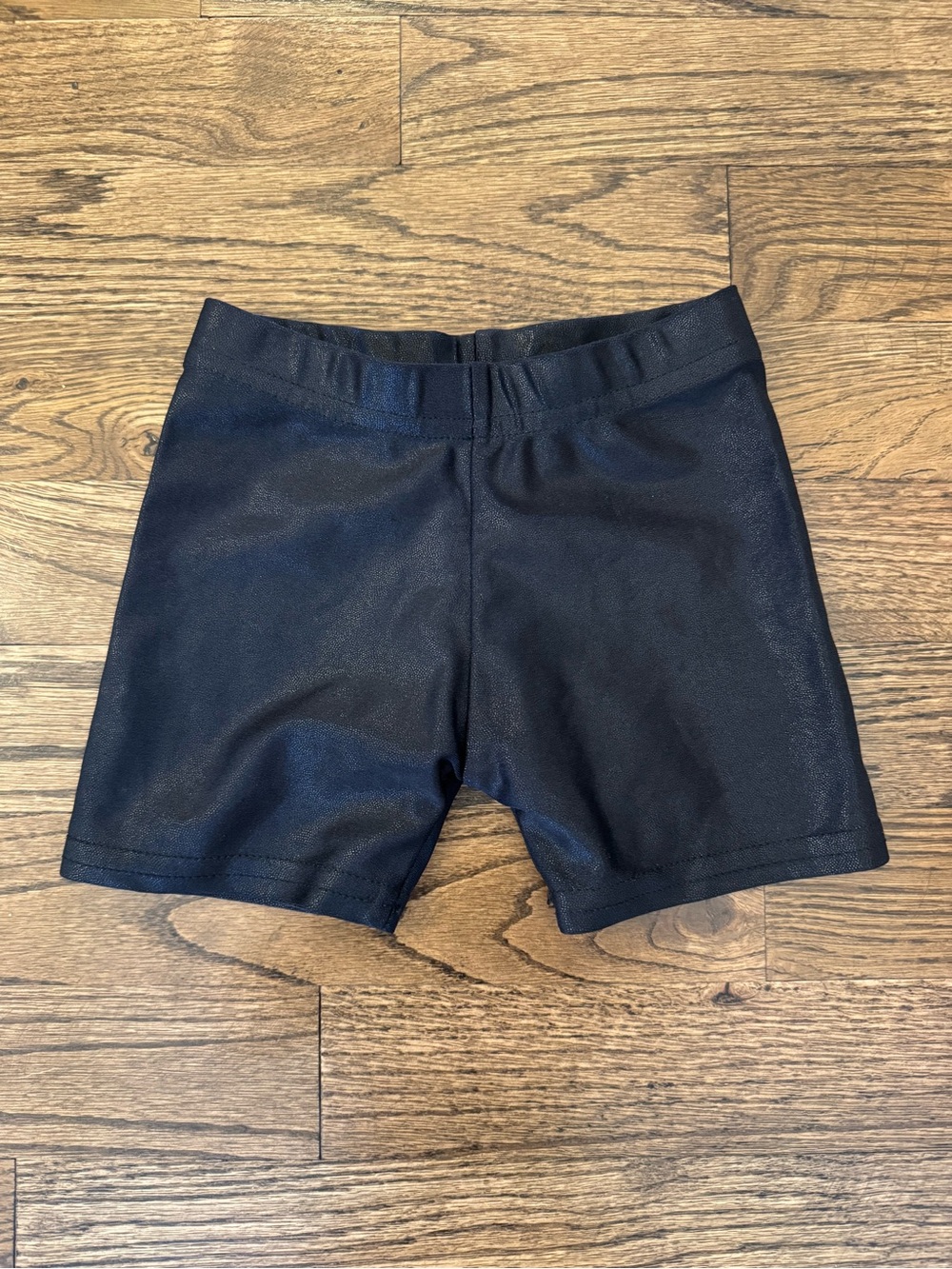 Dori Creations Black Lame Bike Shorts